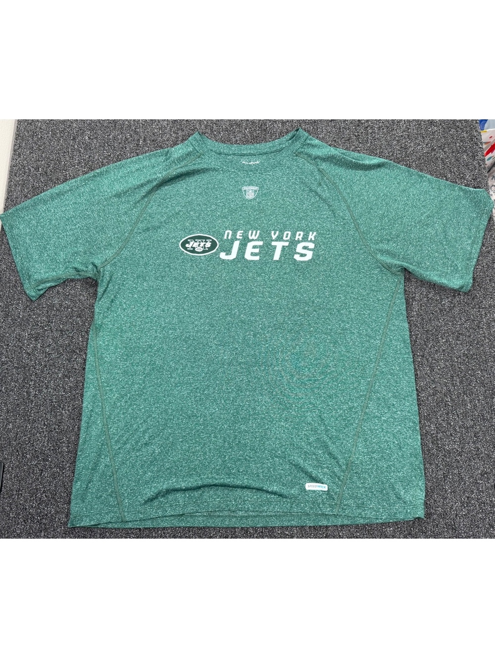 Reebok New York Jets Green Performance T-Shirt